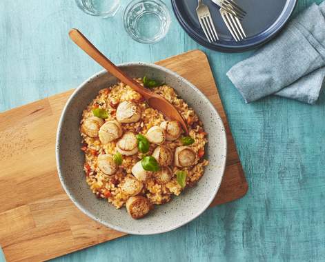 Risotto with sun-dried tomatoes and chorizo | Arctic Gardens